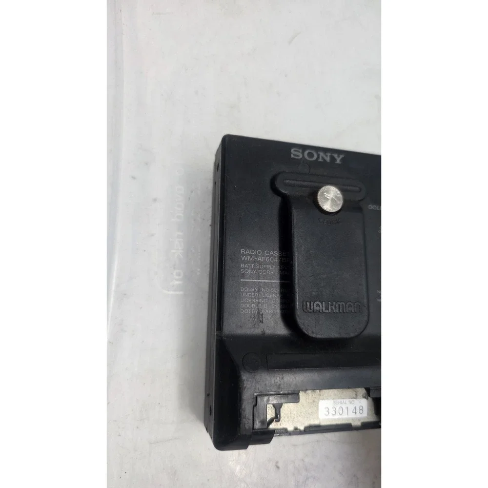 Sony Walkman Cassette Player WM-AF604/BF604 Auto Reverse FM/AM